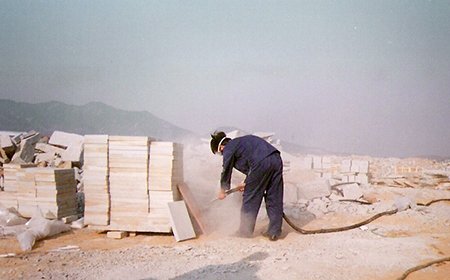 石材噴砂