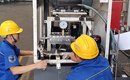 速技能泵維修改造現(xiàn)場(chǎng)